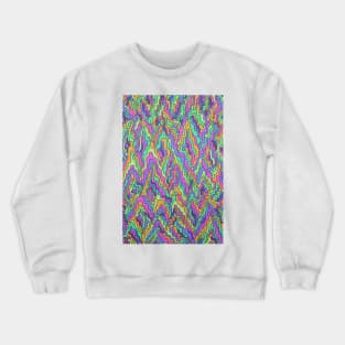 Interference pattern Crewneck Sweatshirt